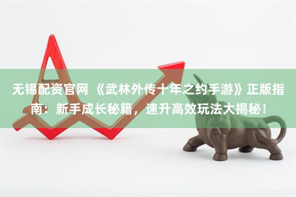 无锡配资官网 《武林外传十年之约手游》正版指南：新手成长秘籍，速升高效玩法大揭秘！